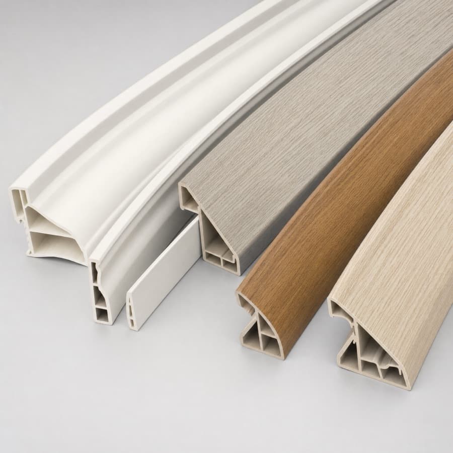Lis PVC dan lis WPC sebagai finishing plafon dan dinding